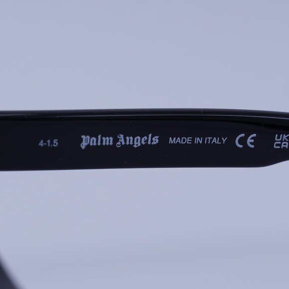 Palm Angels PERI109 NAPA 1007 Sunglasses Black Square Frame, Grey Lenses - Picture 6 of 9